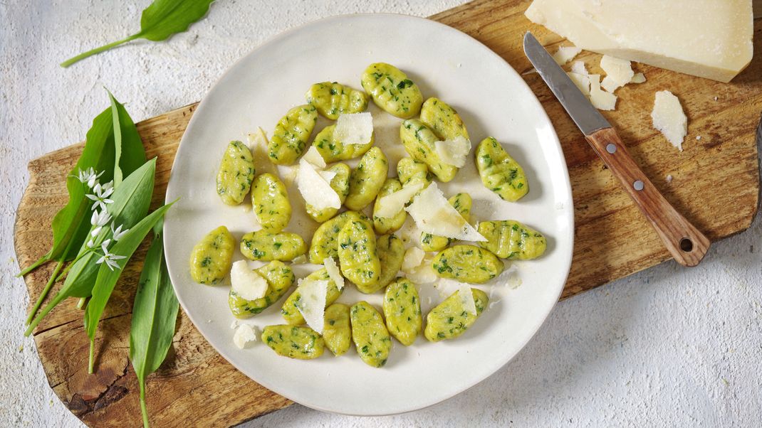 Sieht das nicht zum Anbeißen aus?Bärlauch-Gnocchi sind ein feiner Genuss.