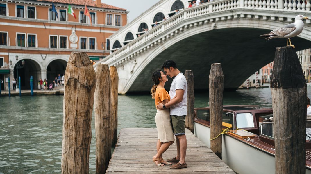 Romantik kommt in Venedig von alleine auf.