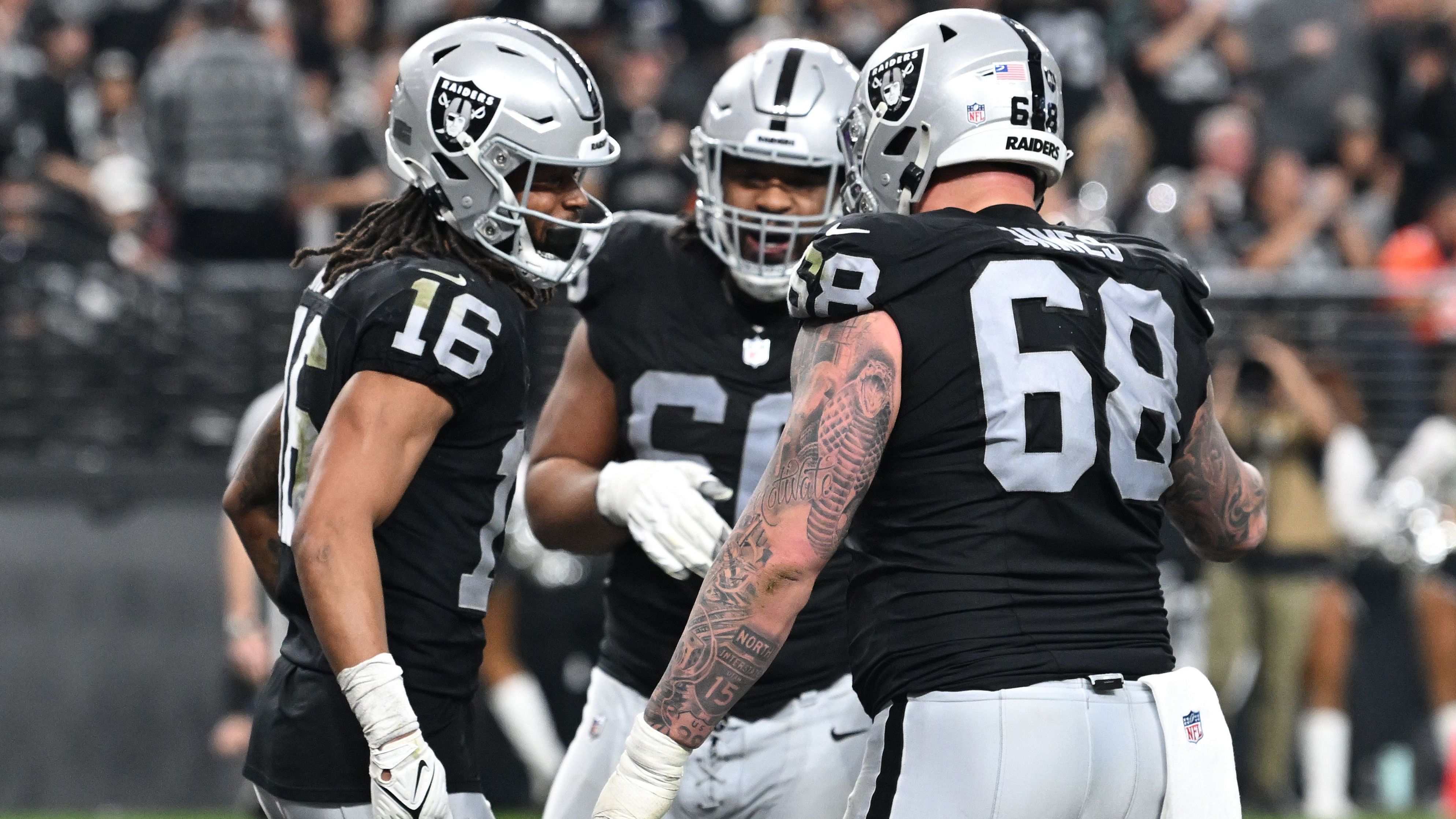 <strong>Platz 24 (geteilt):&nbsp; Las Vegas Raiders</strong><br>Erfolgsquote: 16 Prozent<br>Touchdowns insgesamt: 31