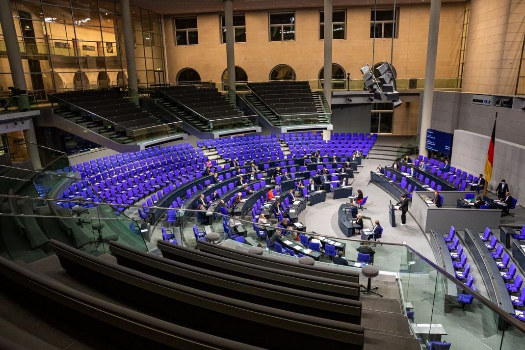Einblick in den Bundestag: Hier debattieren die Abgeordneten.