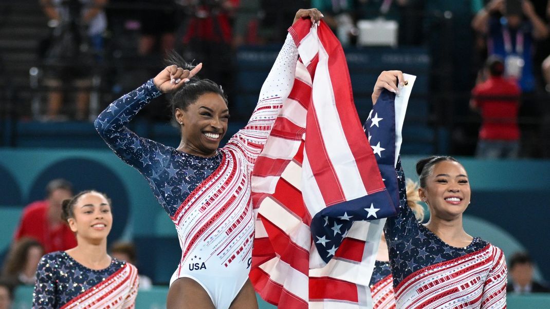 Simone Biles ist Vorbild im US-Team.