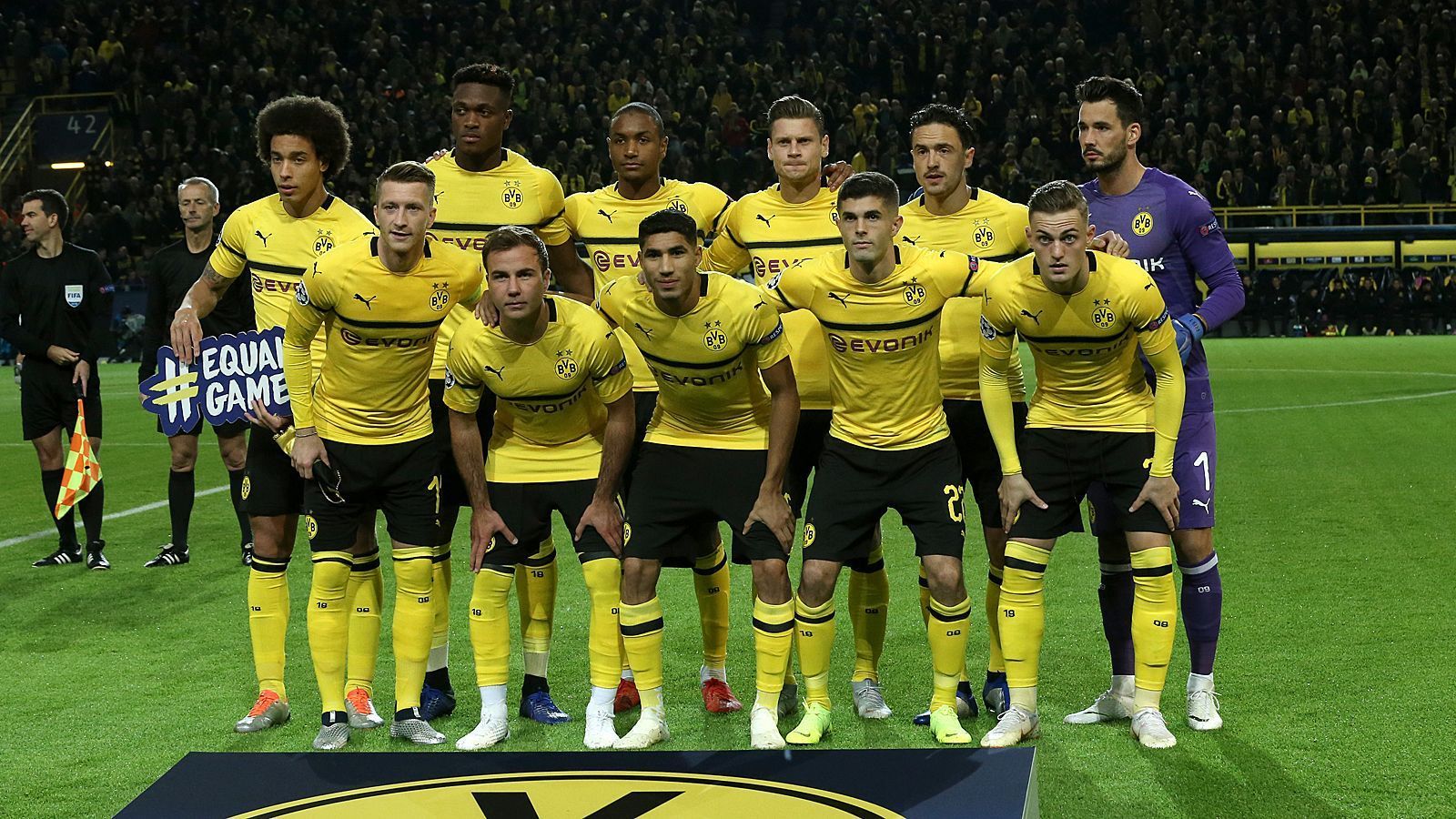 
                <strong>Borussia Dortmund gegen Atletico Madrid</strong><br>
                Im Topspiel der Gruppe A empfängt Borussia Dortmund im heimischen Signal Iduna Park Atletico Madrid - und fegt die Spanier mit 4:0 aus dem Stadion. ran.de benotet die Stars des BVB nach der Gala gegen Antoine Griezmann und Co..
              