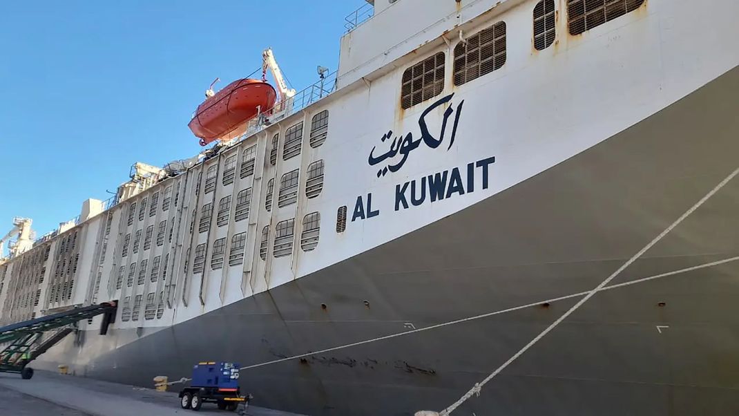 Das mit Rindern beladene Transportschiff hat im Hafen der südafrikanischen Touristenmetropole für Aufruhr gesorgt.