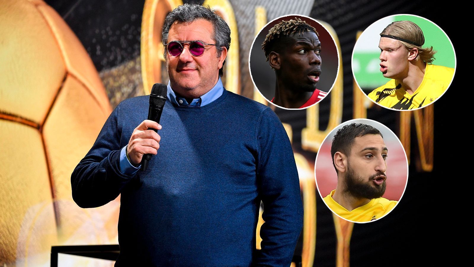 
                <strong>Top-Klienten von Mino Raiola</strong><br>
                Spielerberater Mino Raiola macht ordentlich Druck vor der anstehenden Transferphase. Der Italiener will diesmal seinen Klienten Erling Haaland von Borussia Dortmund transferieren. Der Norweger ist nur einer von zahlreichen Stars, die Raiola vertritt. ran.de zeigt, welche großen Namen der berüchtigte Spielerberater unter seinen Klienten hat. (Stand: 3. Mai 2021)
              