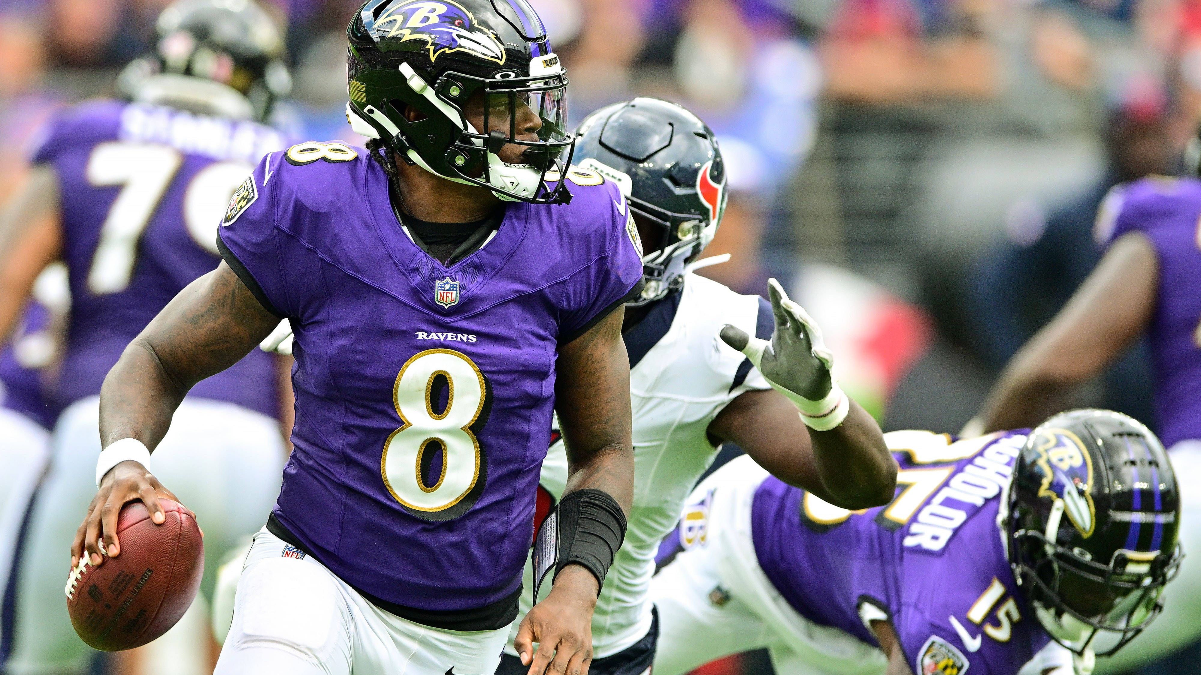 <strong>Platz 8 (geteilt) - Baltimore Ravens</strong><br>Letzter Sieg in Woche 1: 2023 gegen die Houston Texans (25:9)