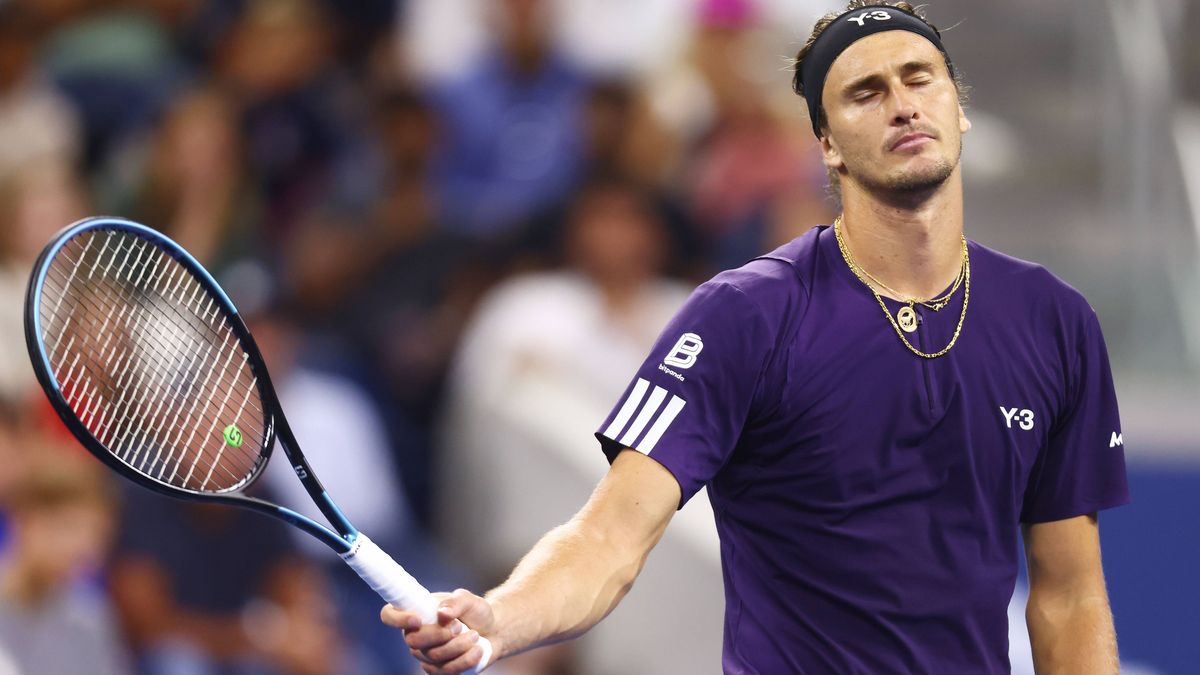 2025 US Open Tennis Championships, Day Five, Billy Jean-King Tennis Centre, Flushing Meadows, New York, USA, 29 08 2025 Alexander Zverev (GER) in action during his second round match against Jacob ...