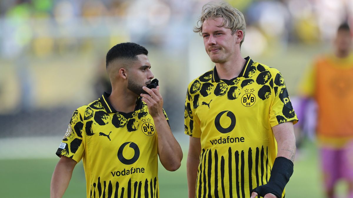 Yan Couto und Julian Brandt (v.l.)