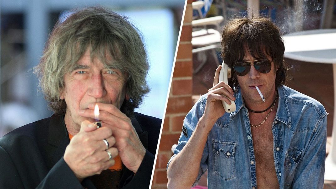 Original und Fälschung: Links Howard Marks und rechts Rhys Ifans in der Rolle von Howard Marks im Film "Mr. Nice".