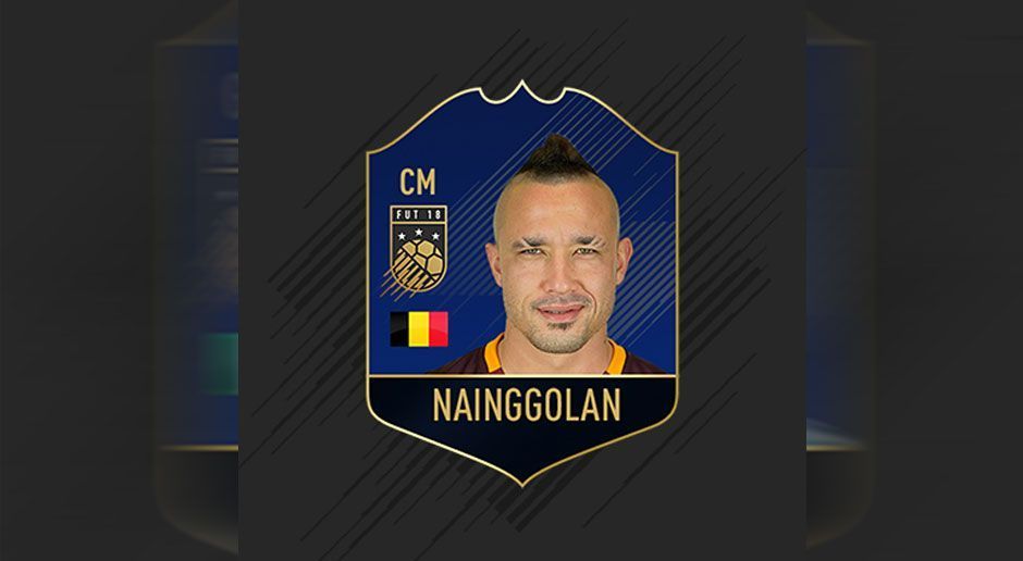 
                <strong>Radja Nainggolan</strong><br>
                Mittelfeld: Radja Nainggolan (AS Rom)
              