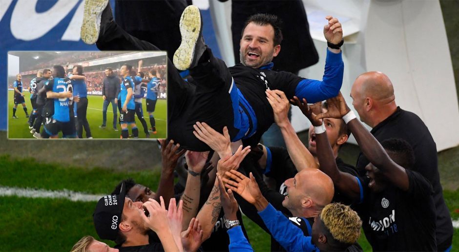 
                <strong>Belgien: FC Brügge</strong><br>
                Bereits am vorletzten Spieltag der Meisterschaftsrunde hat der FC Brügge seinen 15. Meistertitel eingefahren. Dafür genügt dem Team von Trainer Ivan Leko ein 1:1 bei Standard Lüttich, dem ärgsten Verfolger. Die reguläre Saison hatte Brügge mit zwölf Zählern Vorsprung auf Titelverteidiger RSC Anderlecht abgeschlossen.
              