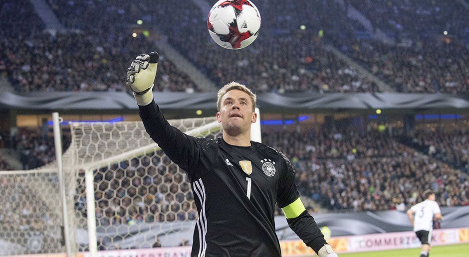 
                <strong>8. Manuel Neuer</strong><br>
                Dass Manuel Neuer der Top 10 angehört, ist als Nummer eins im Tor keine Überraschung. Aktuell laboriert der Bayern-Keeper noch an einer hartnäckigen Fußverletzung. Löw ist aber zuversichtlich, dass Neuer rechtzeitig zur WM fit sein wird. Insgesamt kam der beste Keeper der Welt seit 2014 in der Nationalmannschaft 18 Mal zum Einsatz.
              