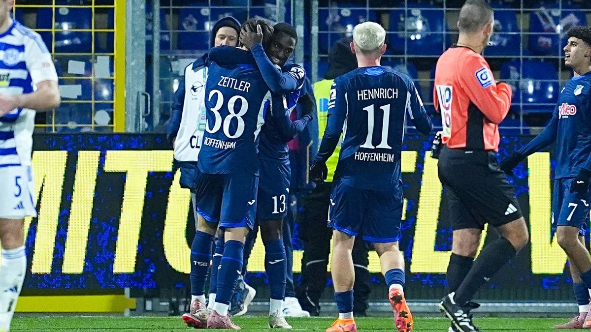 Hoffenheim jubelt gegen Duisburg