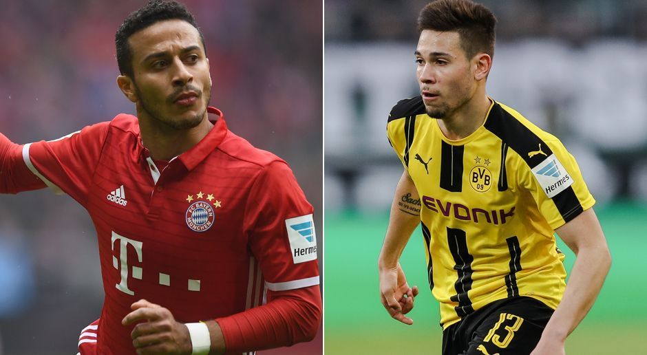 
                <strong>Bayern vs. BVB</strong><br>
                Mittelfeld: Thiago vs. Raphael Guerreiro: Thiago spielt vielleicht die beste Saison seines Lebens. Von langwierigen Verletzungen bleibt er endlich einmal verschont. Guerreiro dagegen ist nach einem starken Start in die Saison in der Rückrunde etwas von der Rolle. So stellt Bayern wieder einen Drei-Punkte-Abstand her: 6:3
              