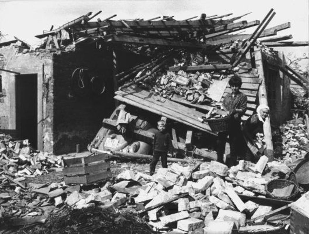 Der stärkste deutsche Tornado legte 1968 die baden-württembergische Stadt Pforzheim in Trümmer.