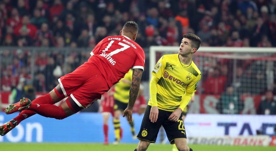 
                <strong>Christian Pulisic</strong><br>
                Der US-Fußballer des Jahres hängt lange komplett in der Luft läuft und läuft fast nur hinterher. Mit seiner Hereingabe beschert er Yarmolenko die Riesenchance zum Ausgleich. Nach der Pause bekommt der Youngster mehr Unterstützung und bereitet den Bayern in so mancher Szene Kopfschmerzen. ran-Note: 3
              