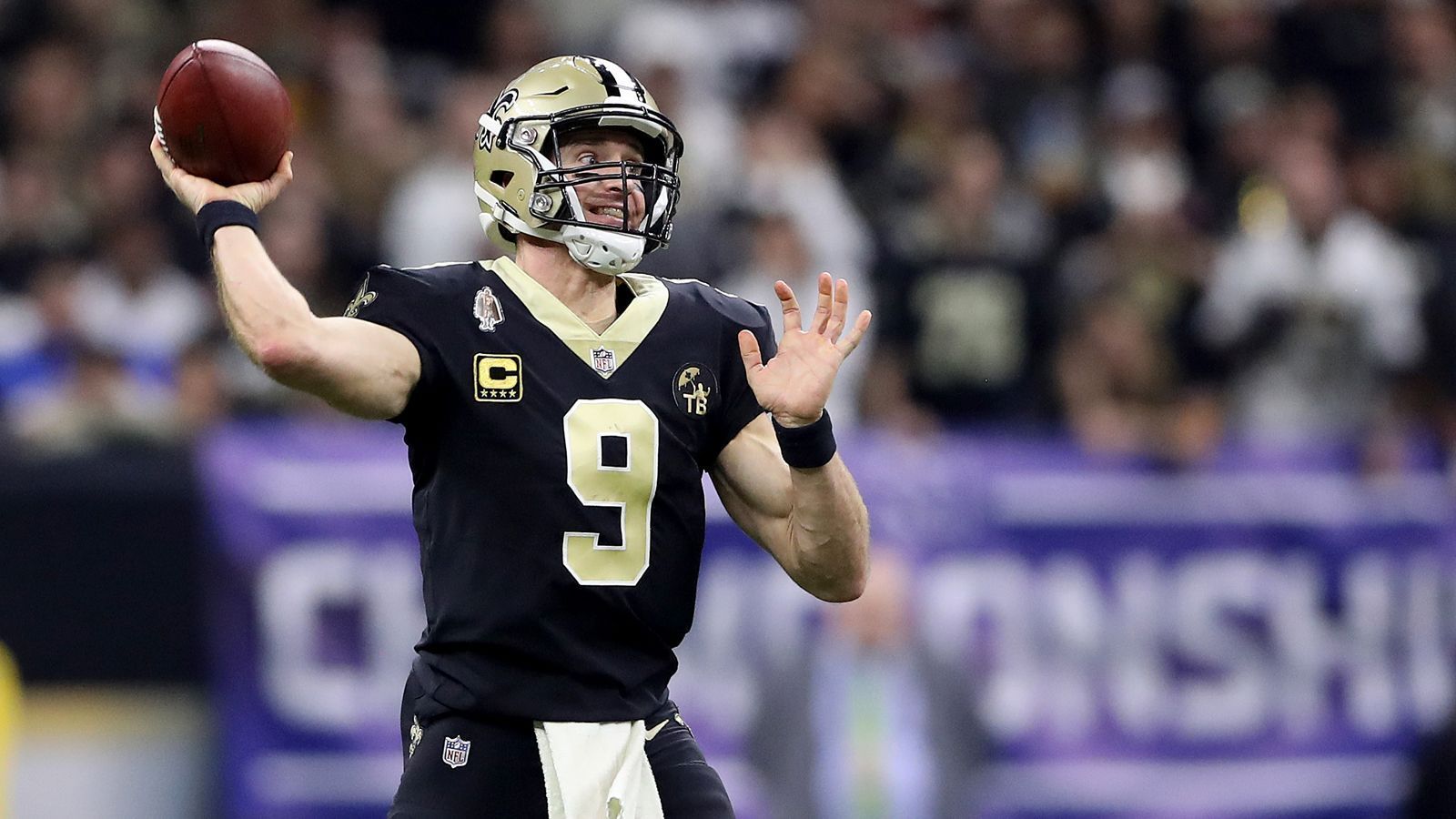 
                <strong>New Orleans Saints: Drew Brees</strong><br>
                Gesamtverdienst 2019: 23.000.000 DollarQuarterback
              