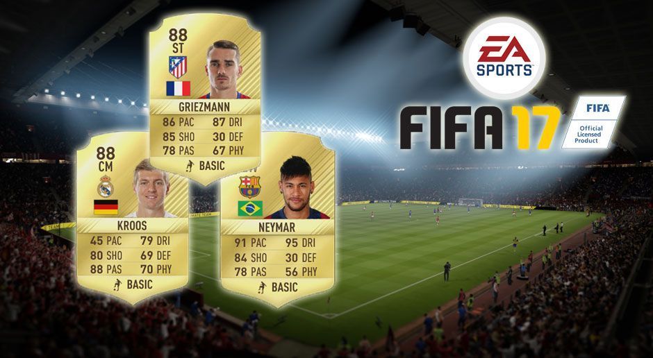 
                <strong>FIFA 17: Das sind die 20 besten Spieler der Primera Division im Game</strong><br>
                Klar, an Lionel Messi und Cristiano Ronaldo reicht in FIFA 17 kein anderer Kicker heran. Doch die Primera Division hat noch reichlich weitere Weltklasse-Spieler mit unglaublichen Skills zu bieten. ran.de zeigt die 20 Spieler der spanischen Liga mit den besten Werten im Game.
              