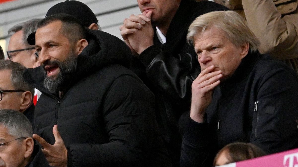 Oliver Kahn und Hasan Salihamidzic auf der Tribüne