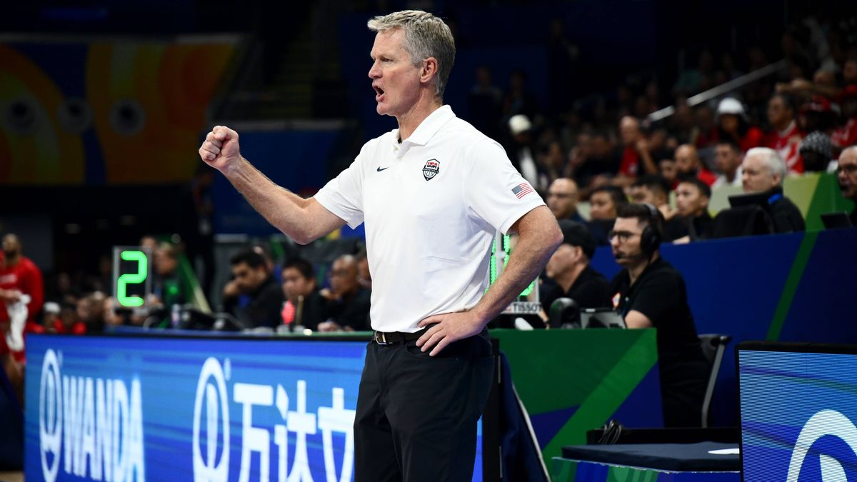 Steve Kerr (USA), SEPTEMBER 10, 2023 - Basketball - FIBA World Cup 2023 - 3rd Place Game between USA 118-127 Canada at Mall of Asia Arena, Manila, Philippines. PUBLICATIONxNOTxINxJPN (228862805)