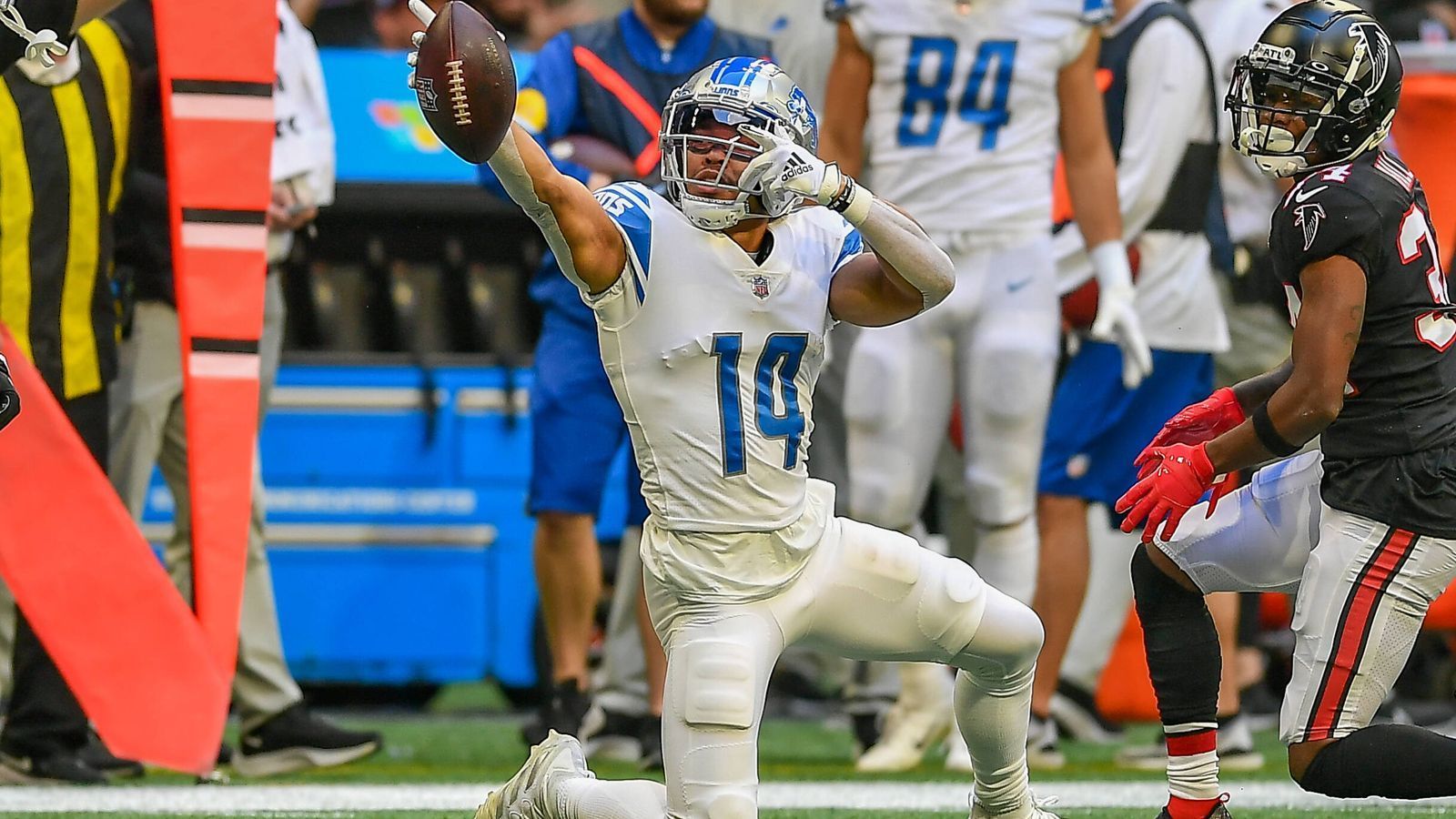 <strong>Platz 5: Detroit Lions</strong><br>Angekommene Pässe für über 10 Yards: 77<br>Angekommene Pässe insgesamt: 408