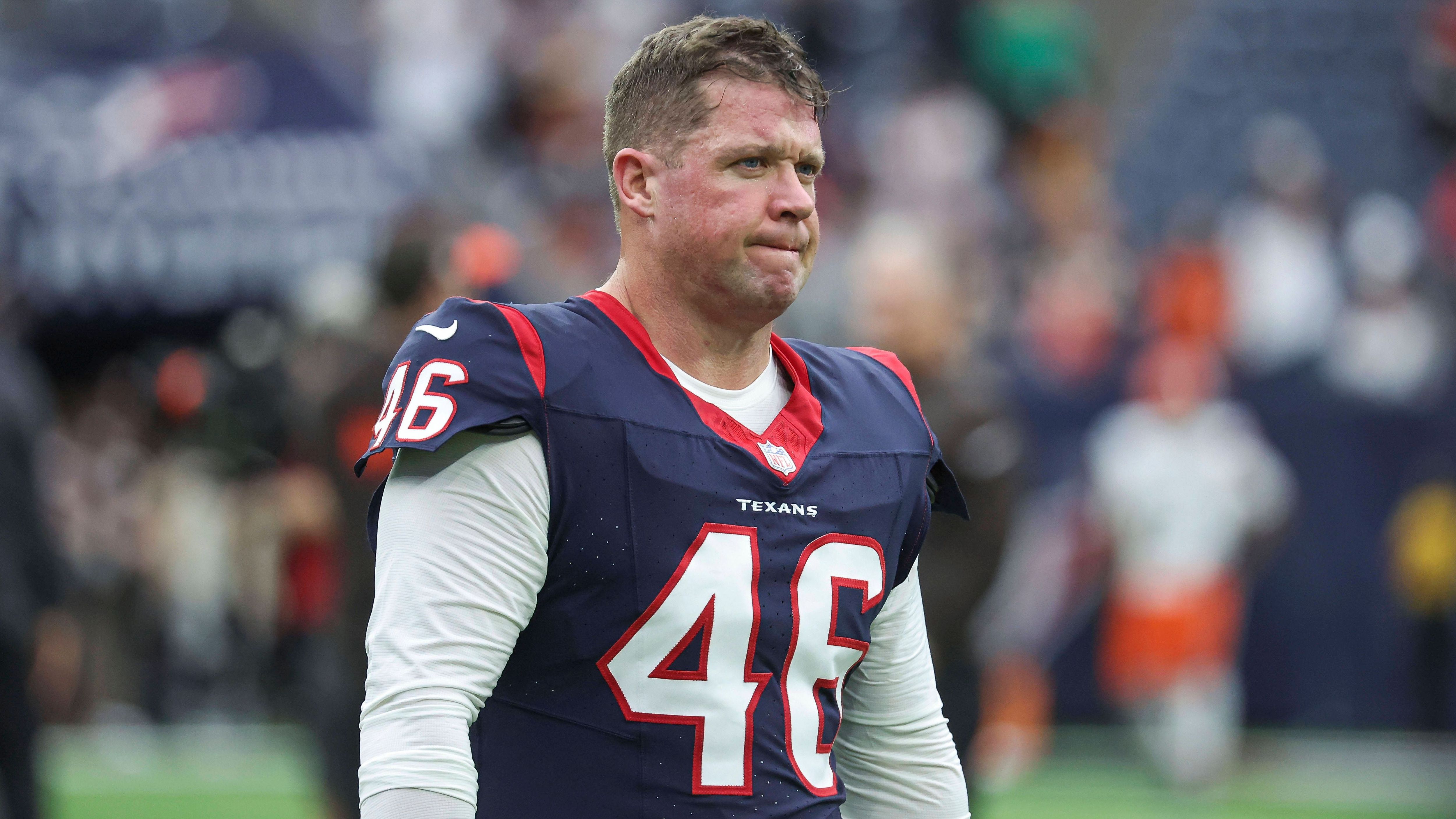 <strong>Houston Texans: Jon Weeks<br></strong>Alter: 38 Jahre, 1 Monat und 24 Tage<br>Geburtsdatum: 17. Februar 1986<br>Position: Long Snapper