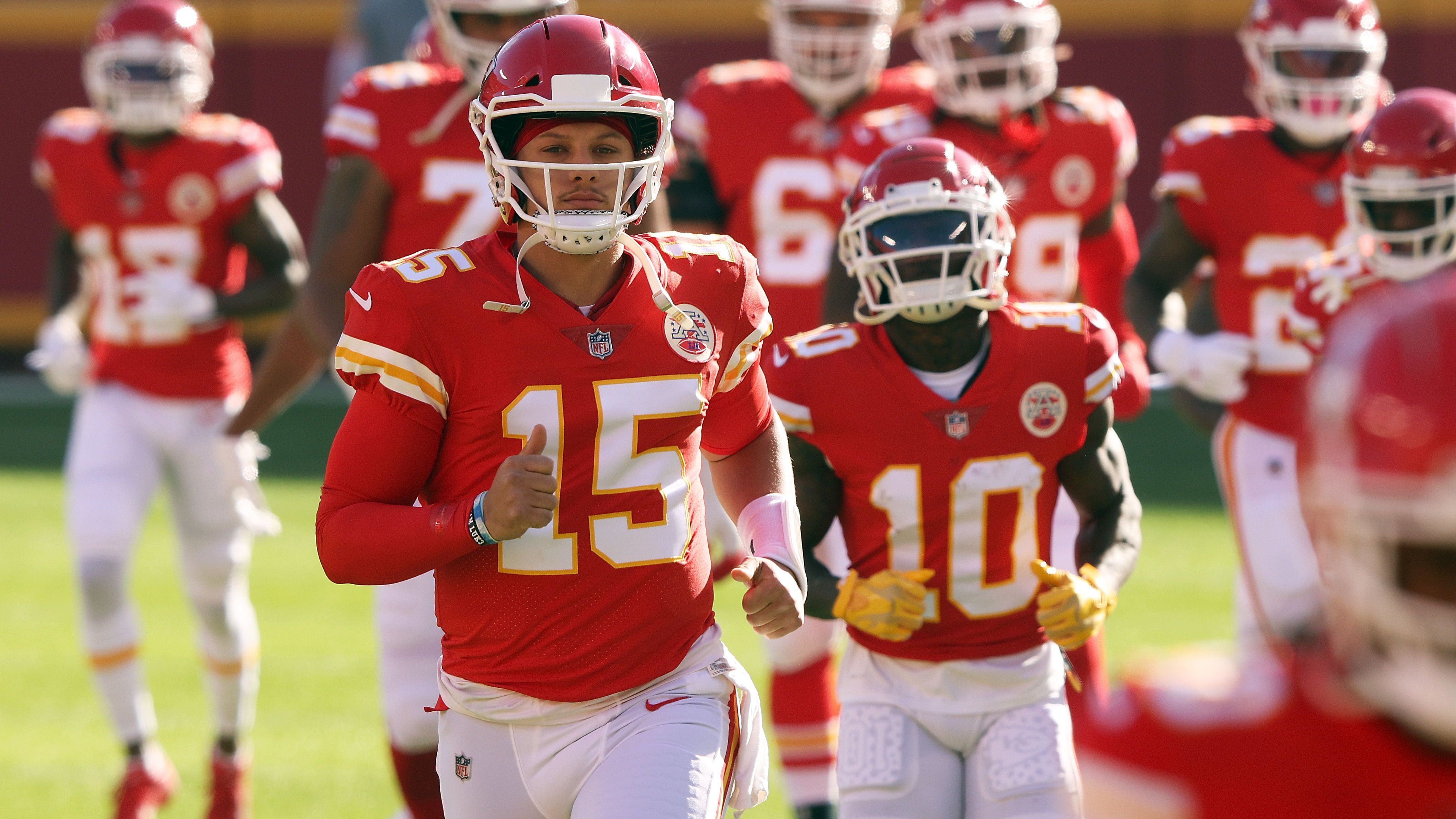 <strong>Platz 7 (geteilt): Kansas City Chiefs</strong><br>Siegquote in der Preseason: 58 Prozent<br>Siegquote in der Regular Season: 72 Prozent