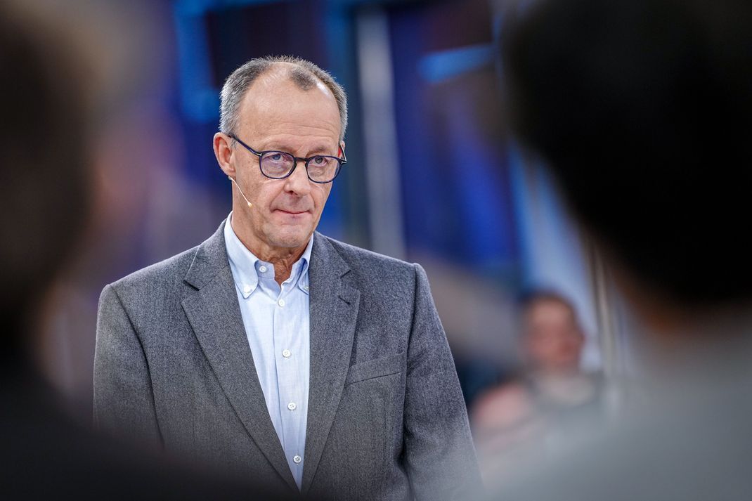 Friedrich Merz will mit der Union die Bundestagswahl für sich entscheiden.