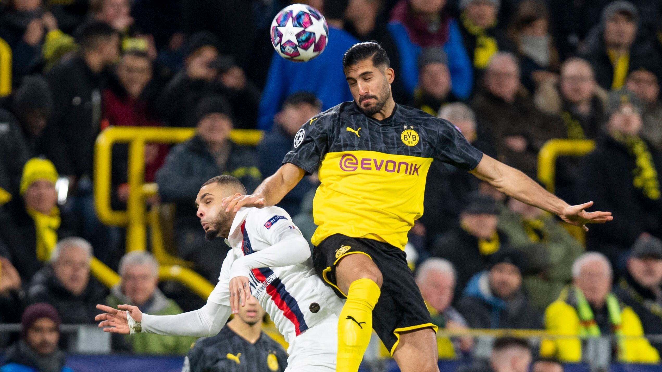 
                <strong>Emre Can</strong><br>
                Auch Can zeigt eine ansprechende Leistung und erzwingt mit seinem guten Pressing einige Ballverluste der Pariser. So leitet er auch in der 37. Minute einen gefährlichen Konter des BVB ein, bei dem ihm letztlich die Übersicht für den gut postierten Haaland fehlt. In der zweiten Halbzeit hilft er vor allem nach der Führung gut in der Rückwärtsbewegung aus. ran-Note: 2
              