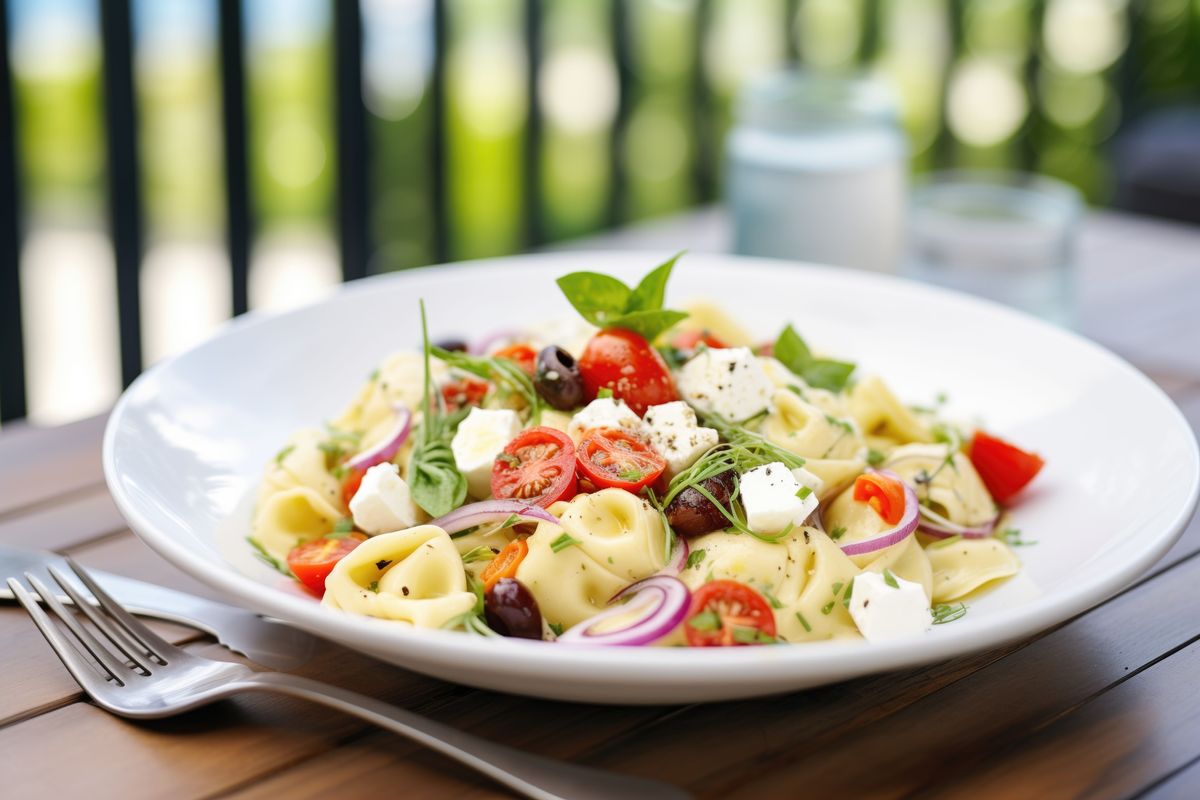 Mediterraner Frühlings-Pasta-Salat