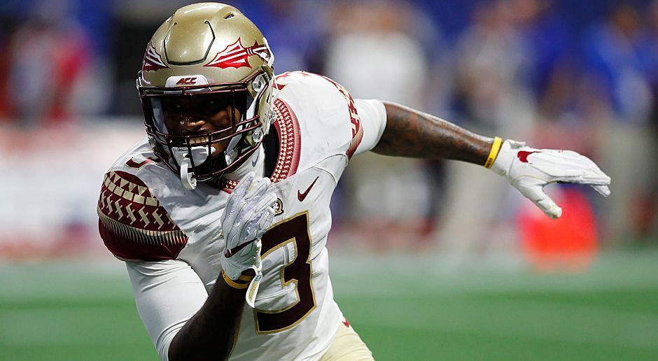 
                <strong>7. Pick - Tampa Bay Buccaneers: S Derwin James</strong><br>
                Die Bucs glauben an ihre Offense mit Quarterback Jameis Winston, also werden sie sich in der Defense verbessern wollen. Und da brauchen sie einen guten Safety. Derwin James von Florida State passt perfekt. Er ist ein harter Hitter, gut gegen Lauf und Pass. James ist ein absoluter Team-Leader. Wenn er redet, hören die anderen zu. Ein zukünftiger Pro Bowler, ein Gewinn für jedes Team.
              