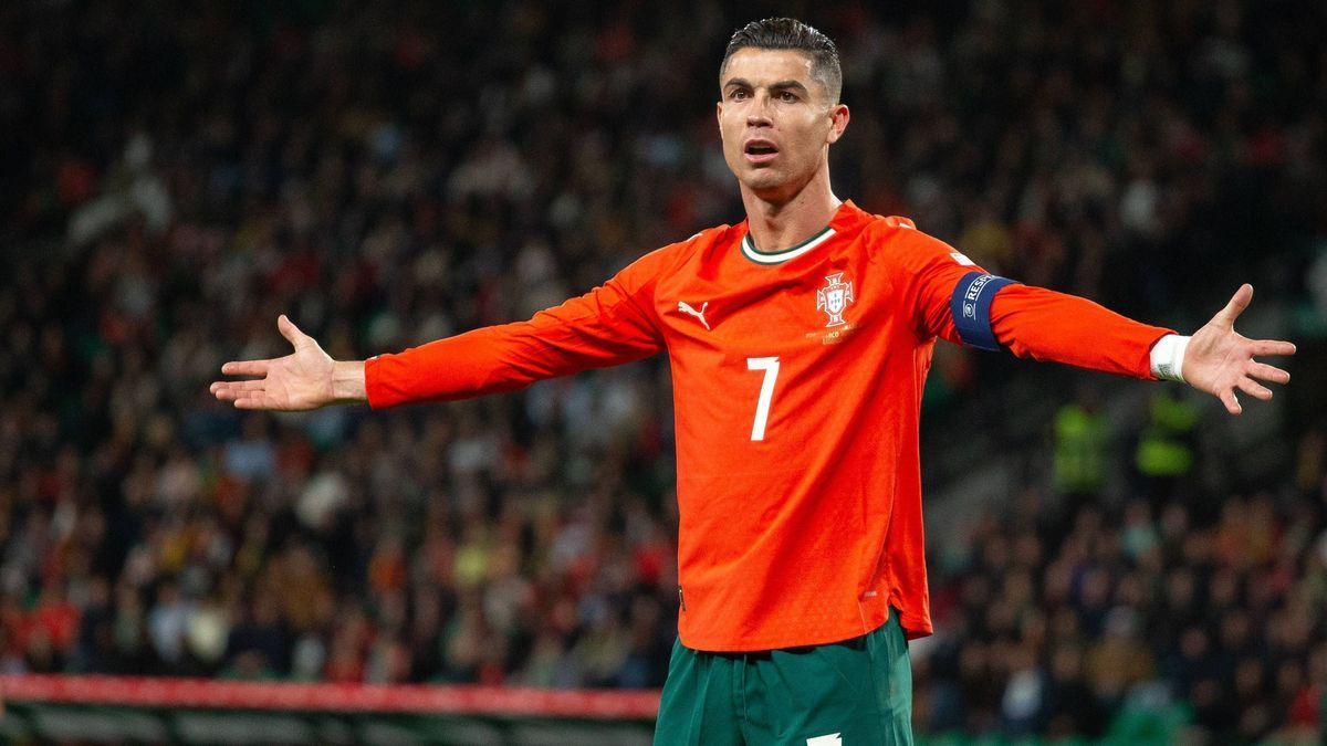 FOOTBALL : Portugal VS Danemark - UEFA Nations League - 23 03 2025 LISBON, PORTUGAL - MARCH 23 - FOOTBALL : Cristiano RONALDO during the second leg of the Nations League quarter-finals 2024 2025 be...