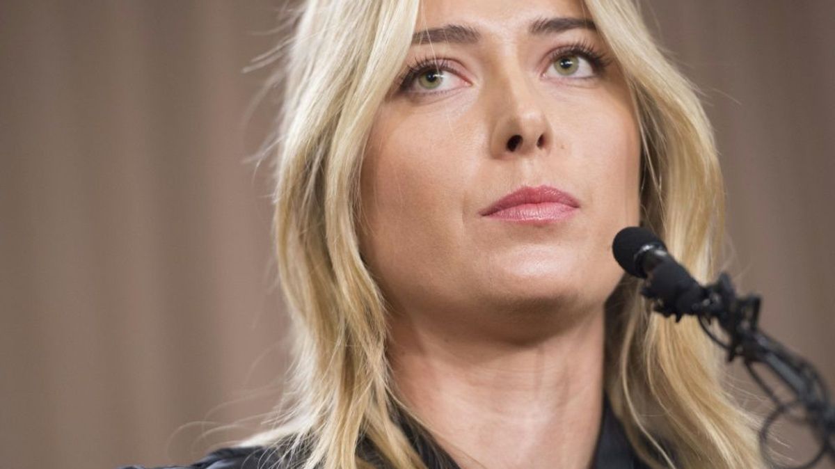 Maria Scharapowa schaut in eine schwierige Zukunft