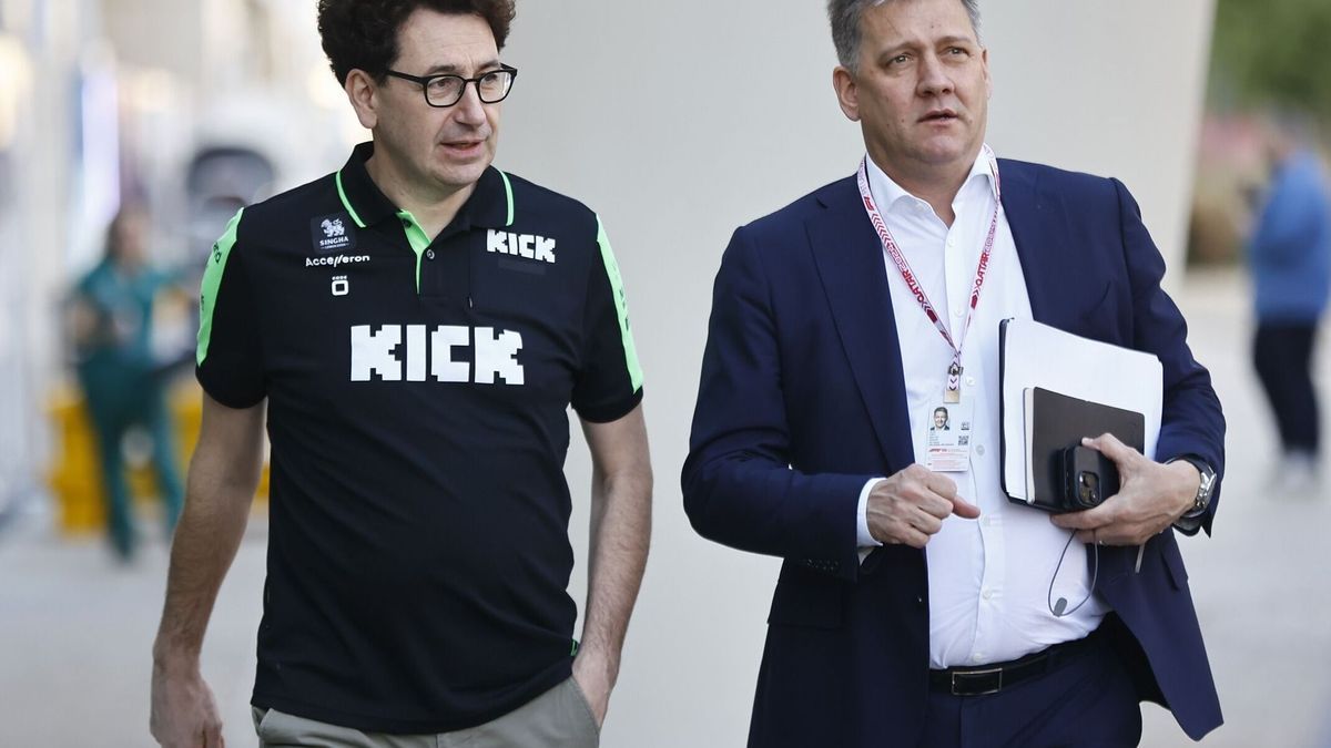 Audis neuer Formel 1-Chef Mattia Binotto (links) mit Audi-CEO Gernot Döllner