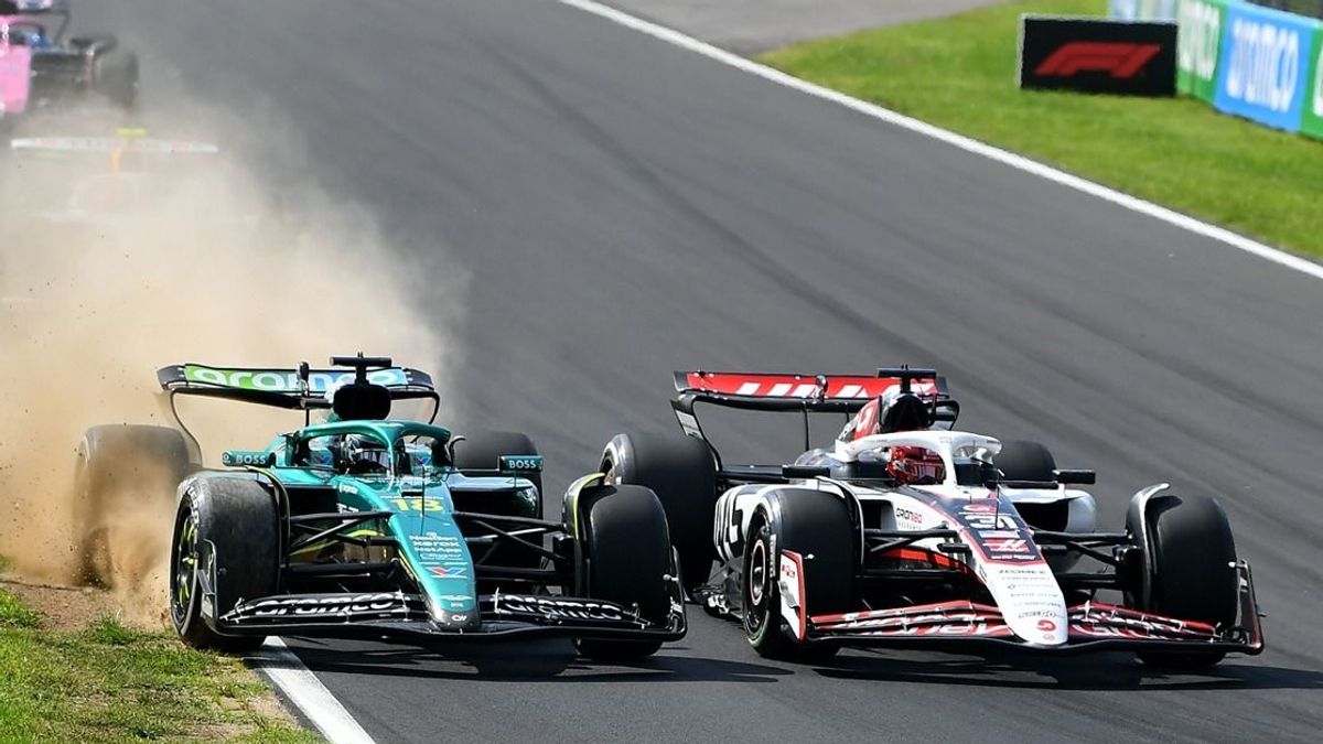 Lance Stroll wurde in Monza von Esteban Ocon neben die Strecke gedrängt