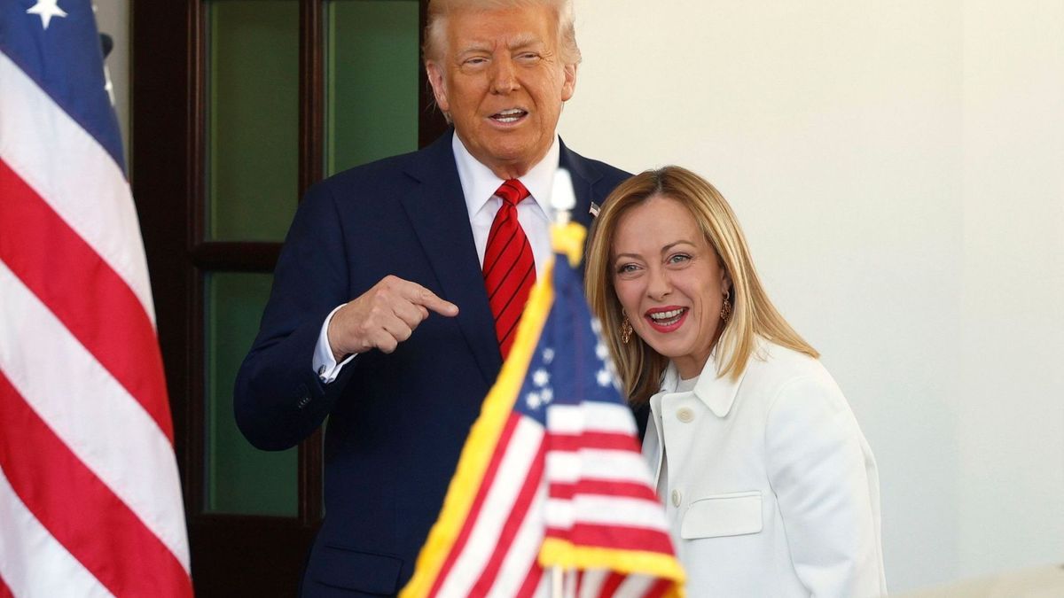 Trump empfängt Meloni