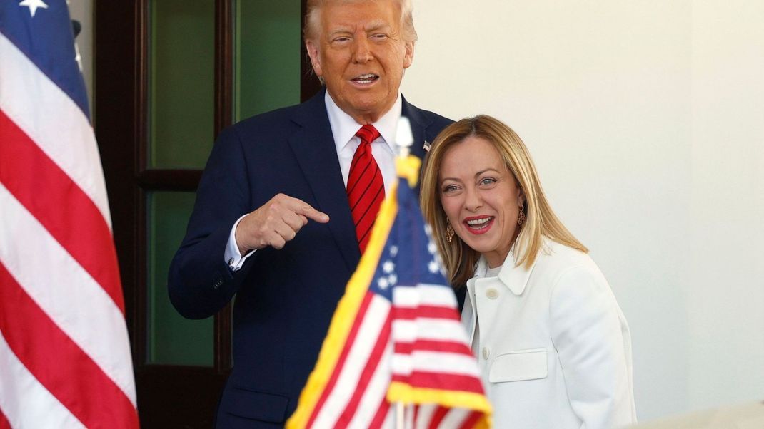 US-Präsident Donald Trump und Italiens Ministerpräsidentin Giorgia Meloni 
