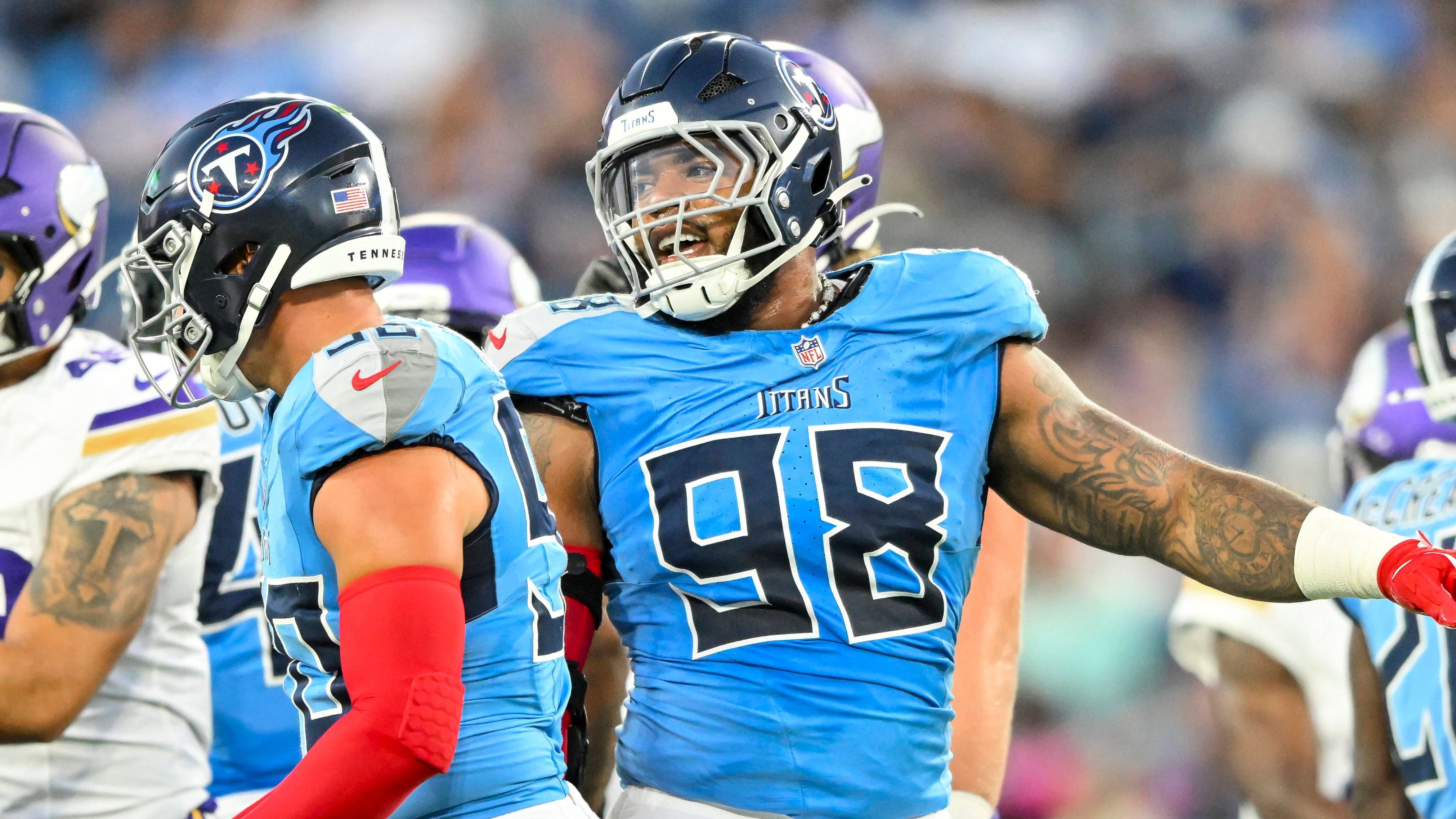 <strong>Tennessee Titans: Jeffery Simmons</strong><br>Position: Defensive Tackle<br>Gehalt 2025: 23,5 Millionen US-Dollar<br>Vertragsende: 2027