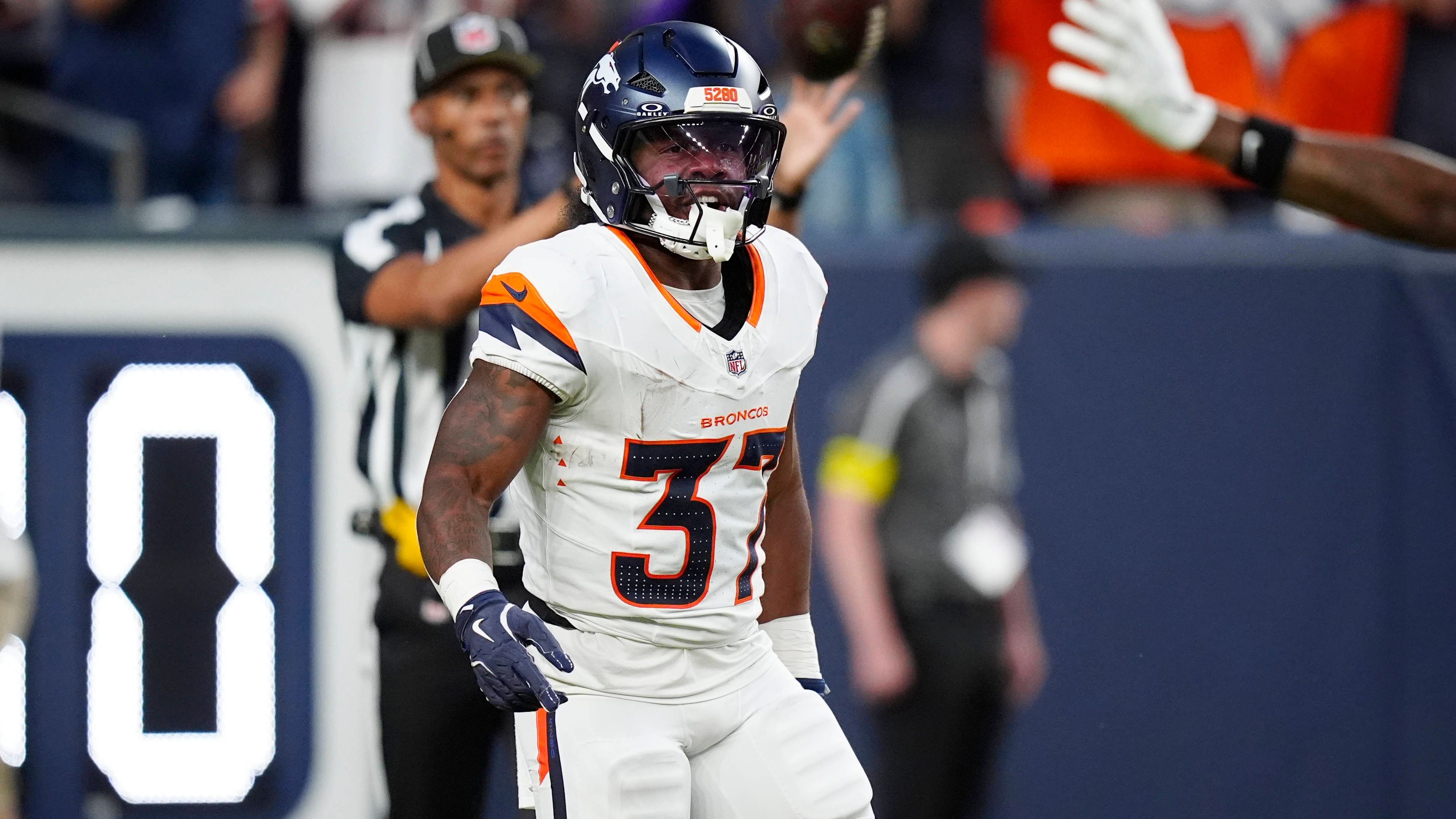 <strong>Platz 11 (geteilt): RJ Harvey (RB, Denver Broncos)</strong><br>Quote: +2.700 (bei einem Einsatz von 100 US-Dollar gewinnt man 2.700 US-Dollar)