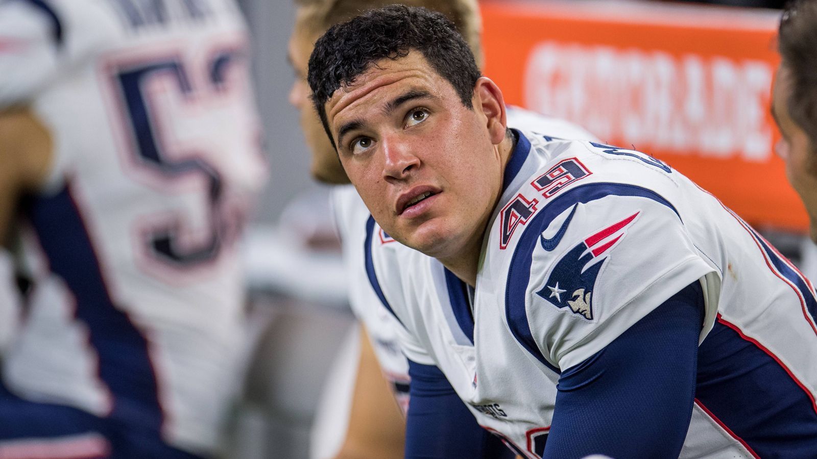 
                <strong>Platz 3: Joe Cardona</strong><br>
                Long SnapperNew England PatriotsGesamtstärke: 
              