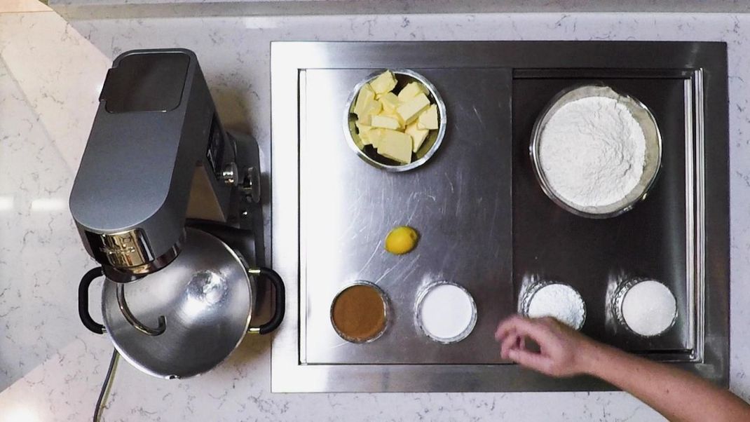 Für richtig leckere Streusel brauchst du nicht viele Zutaten.