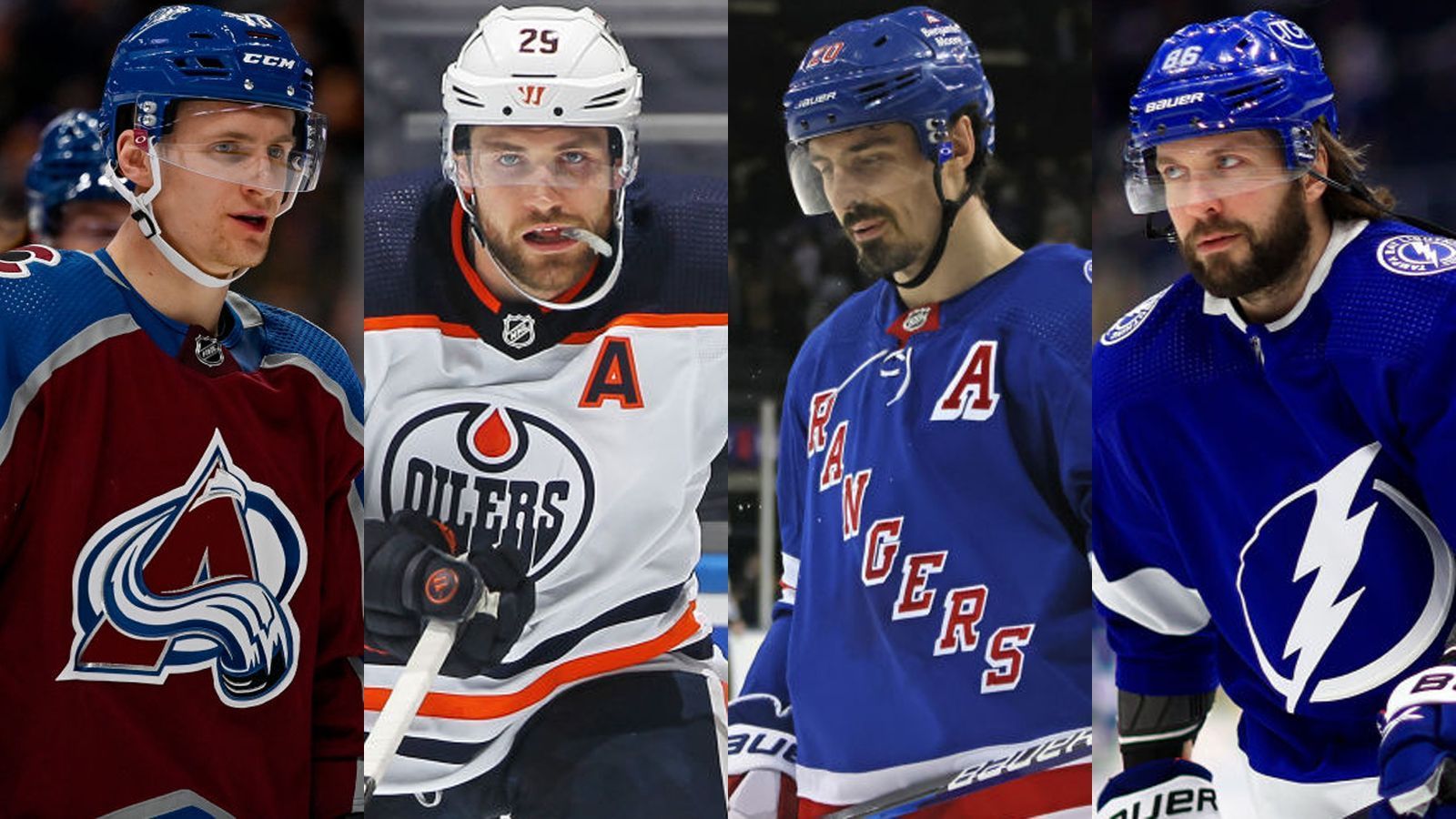 
                <strong>NHL: Das Power Ranking zu den Conference Finals</strong><br>
                Vier Mannschaften, ein Ziel: der Stanley Cup. Die Colorado Avalanche mit Nico Sturm trifft im Finale der Western Conference auf die Edmonton Oilers um Leon Draisaitl. Im Finale der Eastern Conference duelliert sich Titelverteidiger Tampa Bay Lightning mit den New York Rangers (Spiel 3 am Sonntag ab 20:45 Uhr live auf ProSieben MAXX und ran.de). ran präsentiert zur Einstimmung auf die Halbfinalspiele das Power Ranking.
              