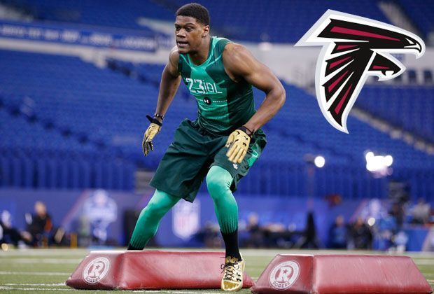 
                <strong>8. Atlanta Falcons: Randy Gregory (DE/OLB)</strong><br>
                Randy Gregory überzeugte durch seine starke körperliche Verfassung im Combine. Hinzu kommt: Die Falcons haben mit Dan Quinn (ehemaliger Defensive-Coordinator der Seahawks) einen Head Coach verpflichtet, der enorm auf die Defensive setzt.
              