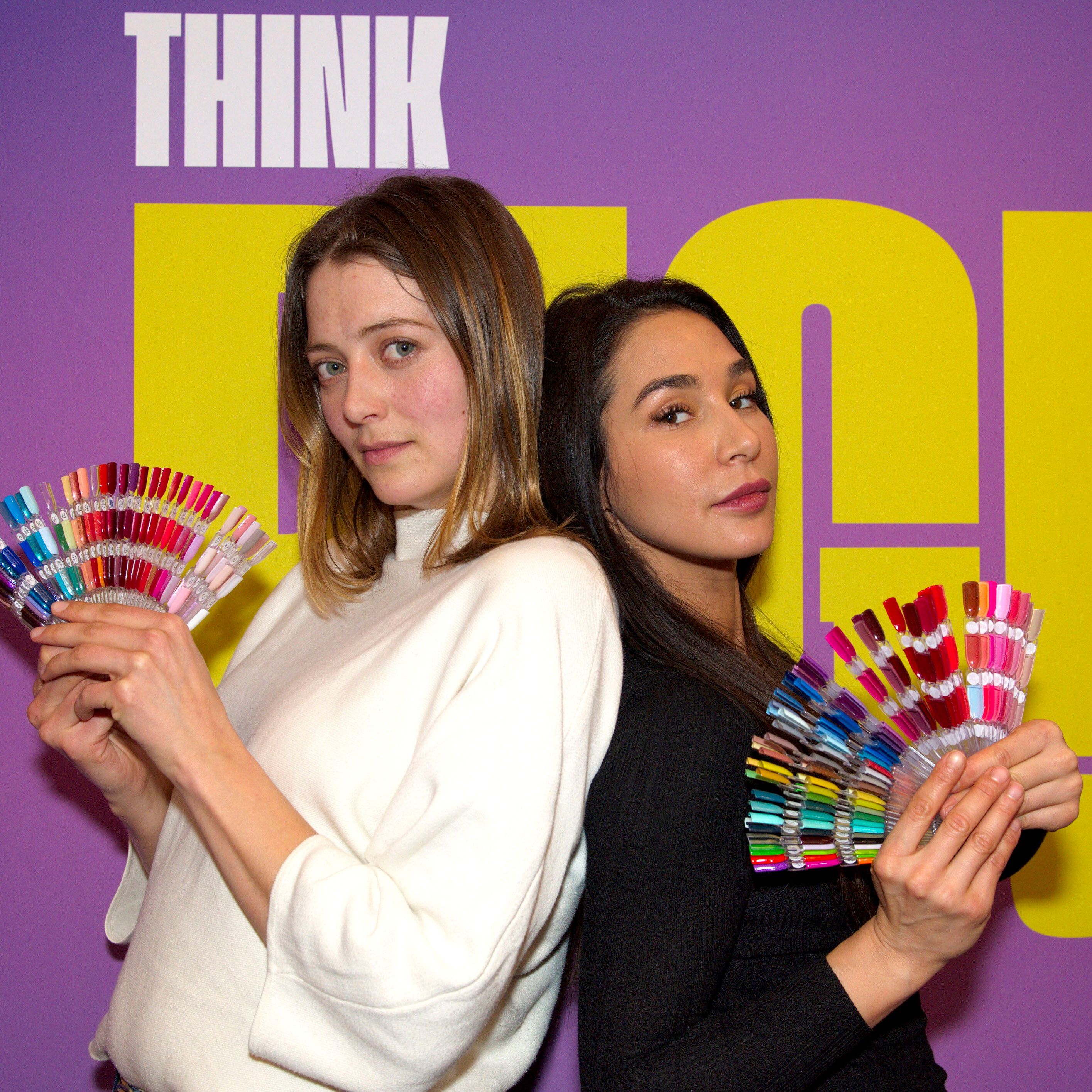 Hanna Plass und Yasemin Cetinkaya beim Photocall zur Sat.1 TV-Serie "Think Big!"