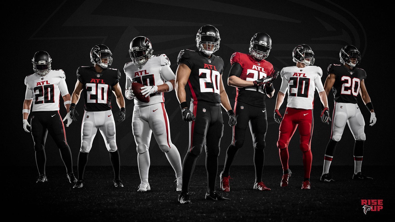 
                <strong>Atlanta Falcons</strong><br>
                Team-Farben: Schwarz, Rot und Weiß
              