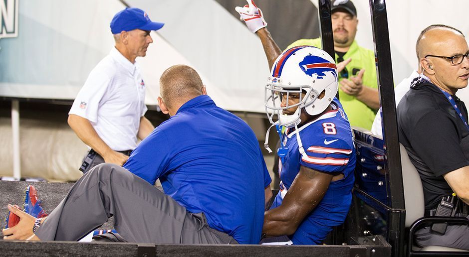 
                <strong>Rod Streater (Buffalo Bills)</strong><br>
                Rod Streater musste das Preseason-Spiel gegen die Philadelphia Eagles (16:20, Week 2) aufgrund einer Fußverletzung vorzeitig verlassen. Wie lange der Wide Receiver ausfällt, steht noch nicht fest.
              