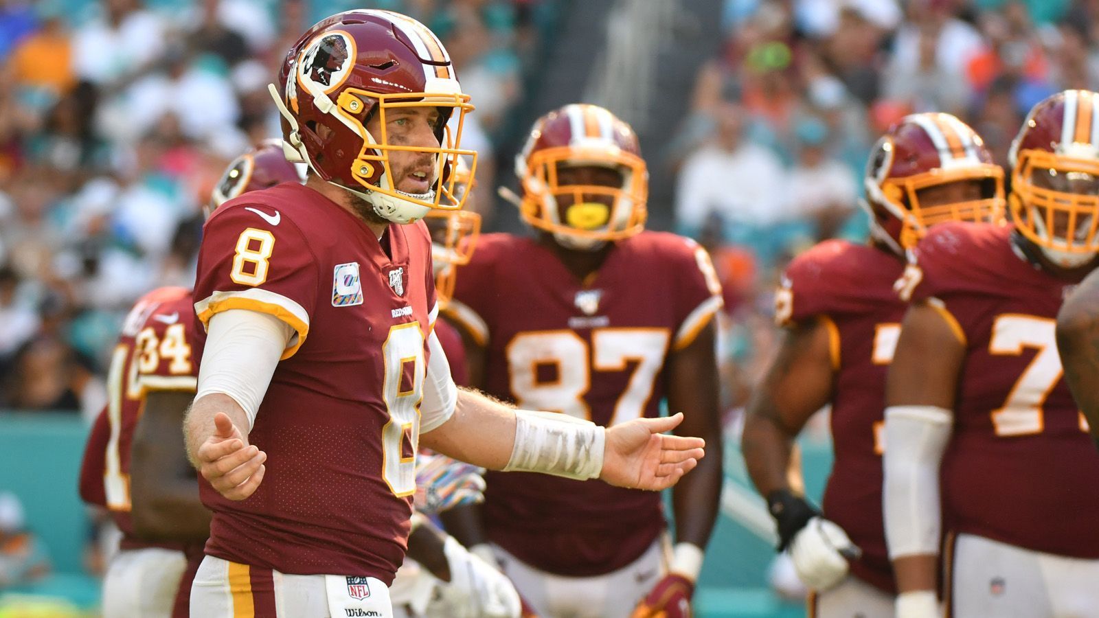 
                <strong>Washington Redskins</strong><br>
                Die Washington Redskins haben zwar erst einen Sieg geholt, könnten sich aber theoretisch immer noch für die Playoffs qualifizieren. Dafür müssten sie alle Spiele gewinnen und ihre Division-Gegner müssten, bis auf die direkten Duelle, alle Spiele verlieren. So könnten die Hauptstädter noch an Cowboys, Eagles und Giants vorbei ziehen und die NFC East gewinnen. Am kommenden Sonntag werden also die Lions geschlagen werden müssen. 
              