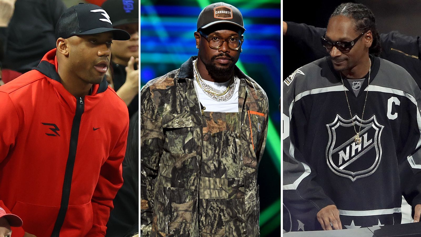 
                <strong>Die Promi-Fans der NHL</strong><br>
                Russell Wilson, Von Miller und Snoop Dogg: Diese und weitere Stars haben sich bereits beim Eishockey blicken lassen. Von Football-Spielern über Schauspieler bis hin zu den Rap-Stars - ran zeigt euch einige Promi-Fans der NHL-Teams.
              