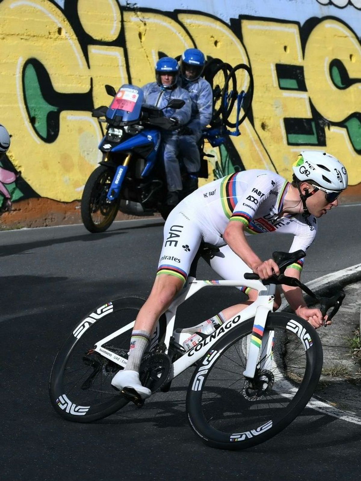 Tadej Pogacar und Mathieu van der Poel