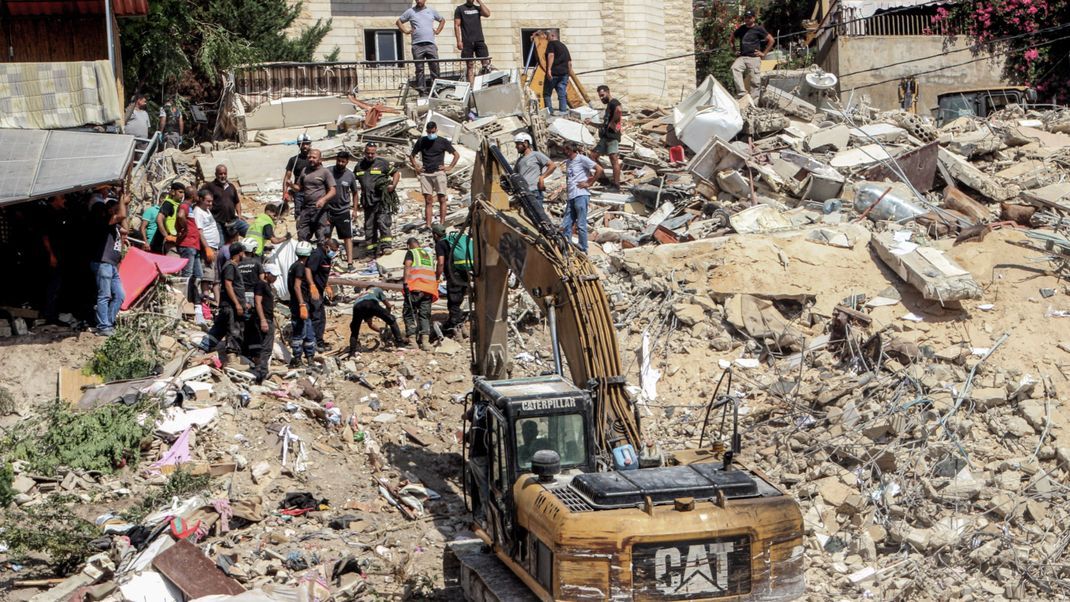 Israel setzt seine Angriffe auf den Libanon fort.
