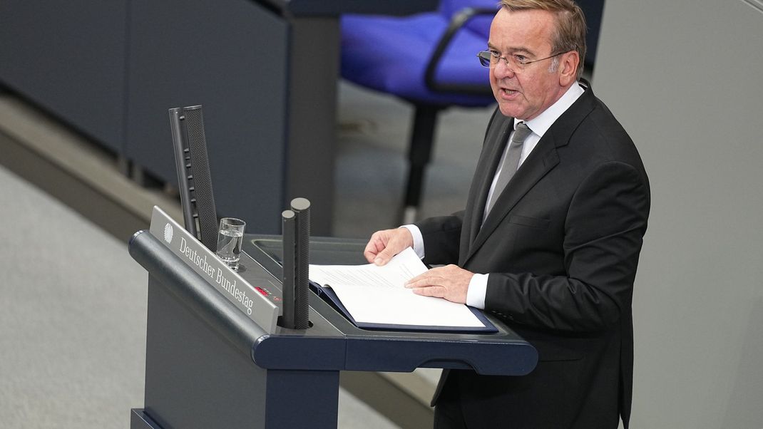 Verteidigungsminister Boris Pistorius (Bild) im Bundestag: Er warnt, Russland teste mit Provokationen in Ostsee und Osteuropa die Grenzen der NATO aus.